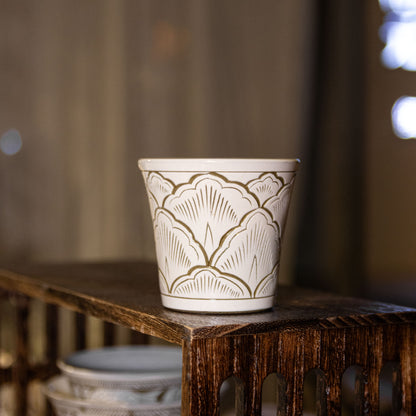 Hand-Carved Mug-Cizhou Kiln 200ml